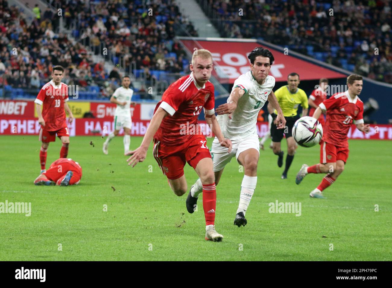 Russian Federation. Saint Petersburg. Gazprom Arena. Football. A