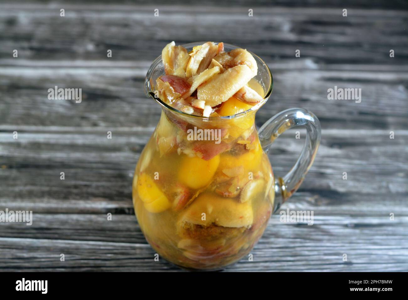 Dried fruits compote, Traditional Khoshaf kushaf dates compote that is