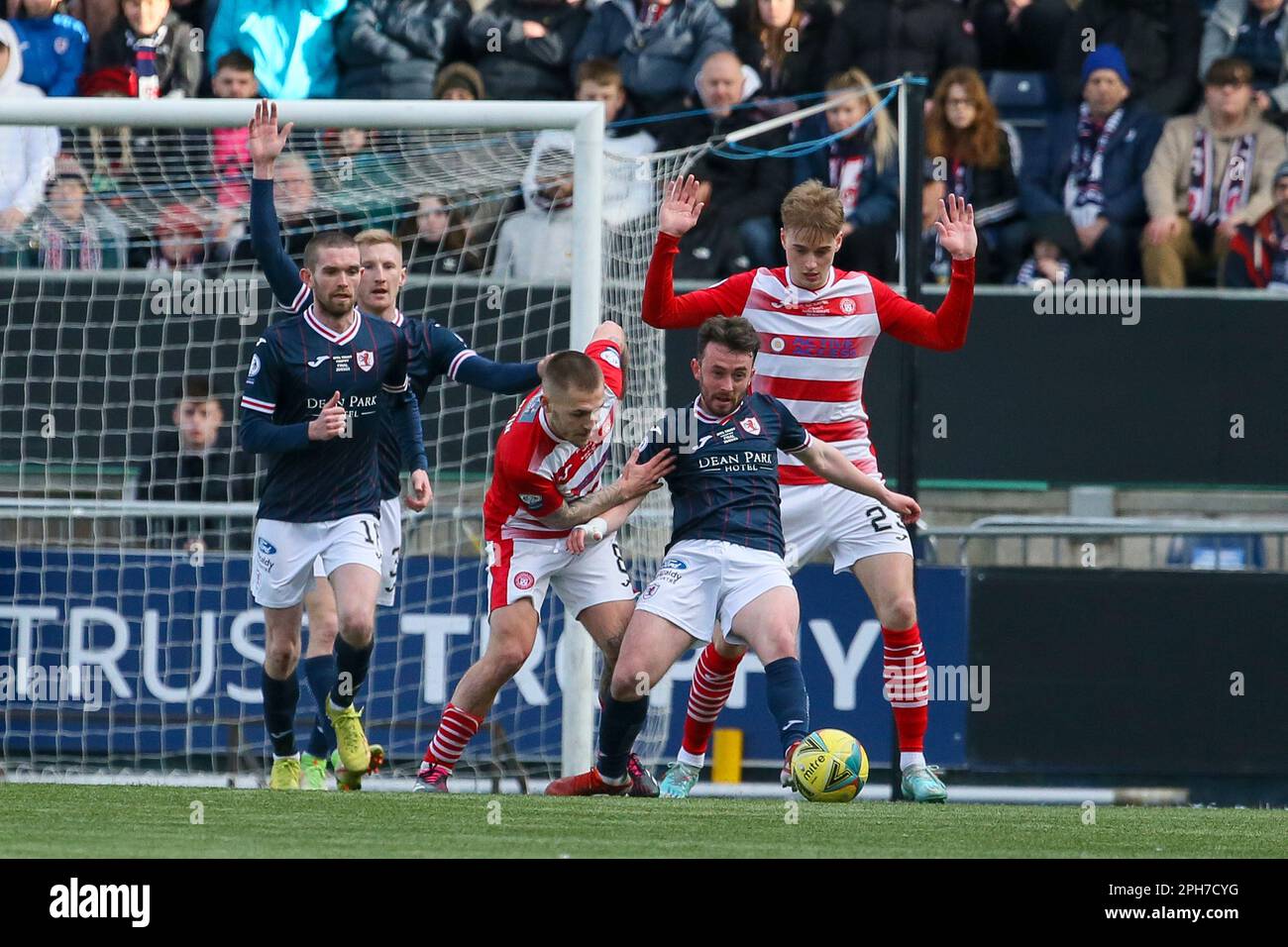 Falkirk, UK. 26th Mar, 2023. UK. The SPFL Trust Trophy Final Between ...