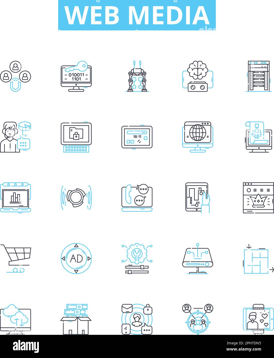 News media and publications Stock Vector Images - Alamy
