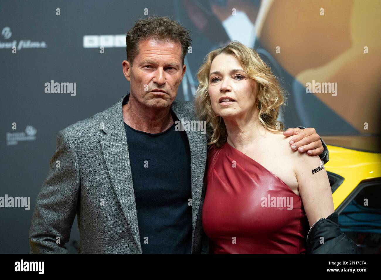 Red Ruland Cologne, Deutschland. 26th Mar, 2023. Til SCHWEIGER, actor, Tina RULAND ...