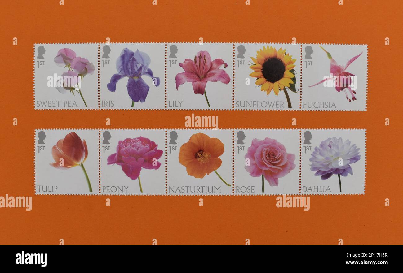 The first Royal Mail Special Stamps to feature the silhouette of HM