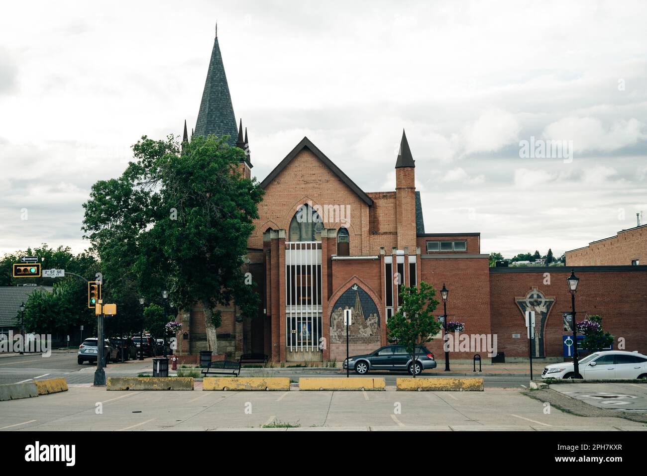 Medicine Hat, Alberta July 2022 historic downtown of Medicine Hat, Alberta. High quality photo