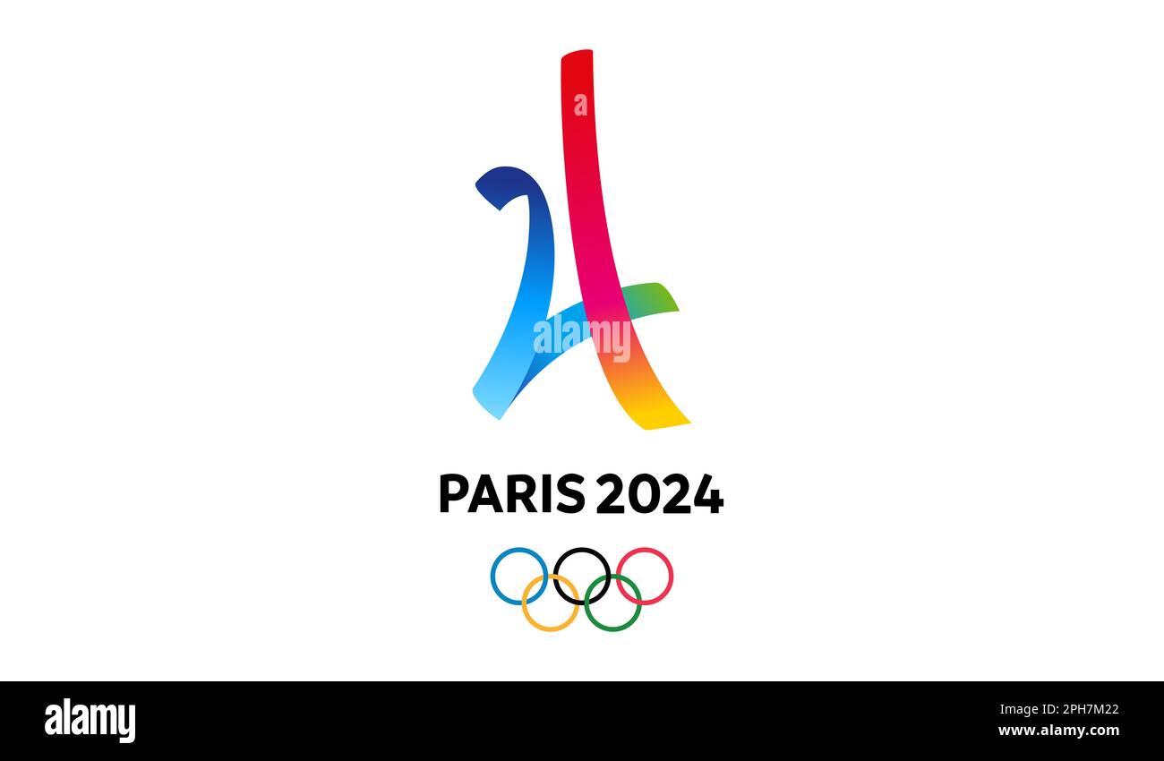 Flag france olympic rings Cut Out Stock Images & Pictures - Alamy