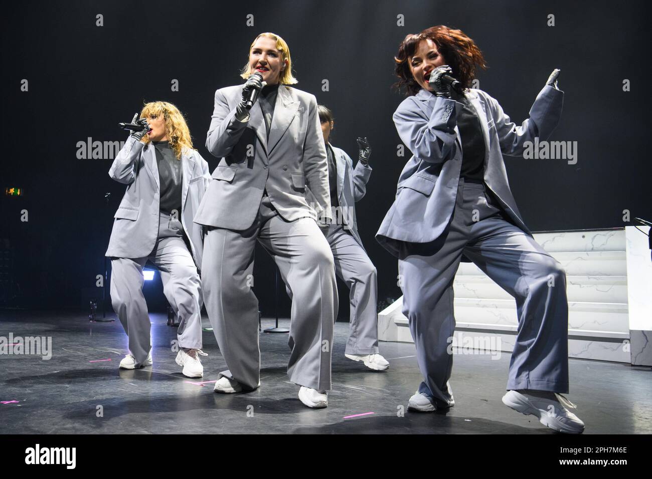 London, UK. 25th Mar, 2023. Self Esteem performing at the Hammersmith