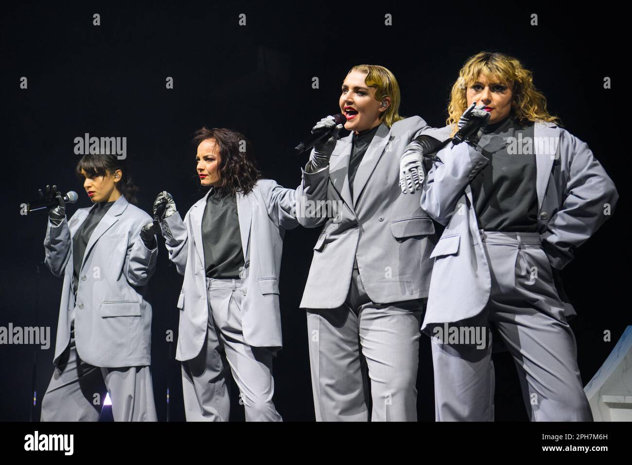 London, UK. 25th Mar, 2023. Self Esteem performing at the Hammersmith