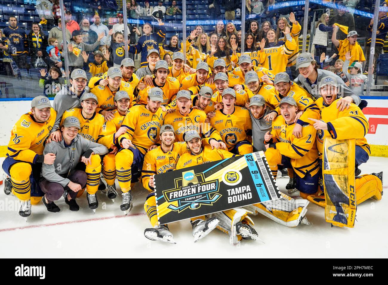Quinnipiac bobcats hockey hi res stock photography and images Alamy