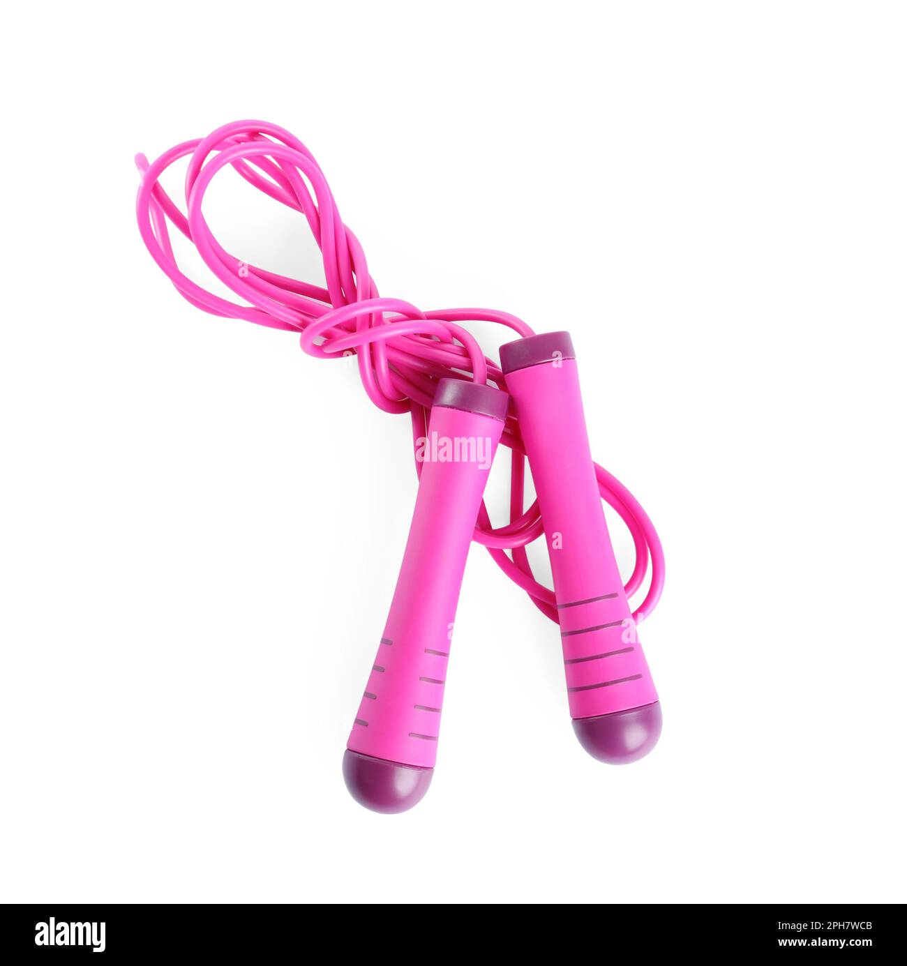 Pink skipping rope Cut Out Stock Images & Pictures - Alamy