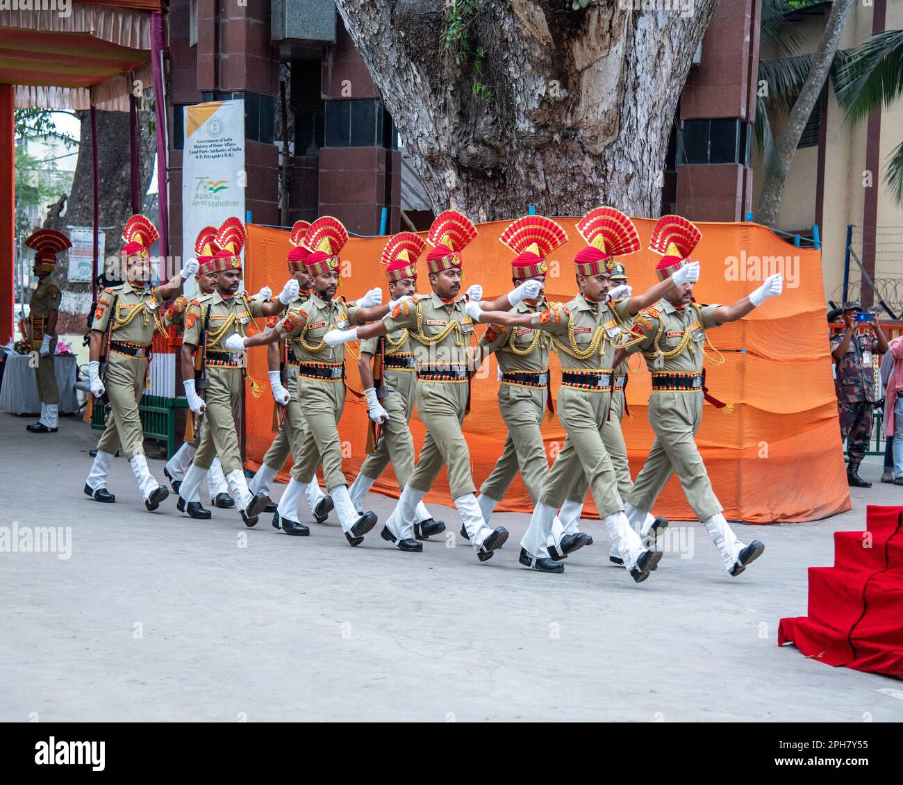 Bangaon, India. 26th Mar, 2023. Different moments of joint retreat
