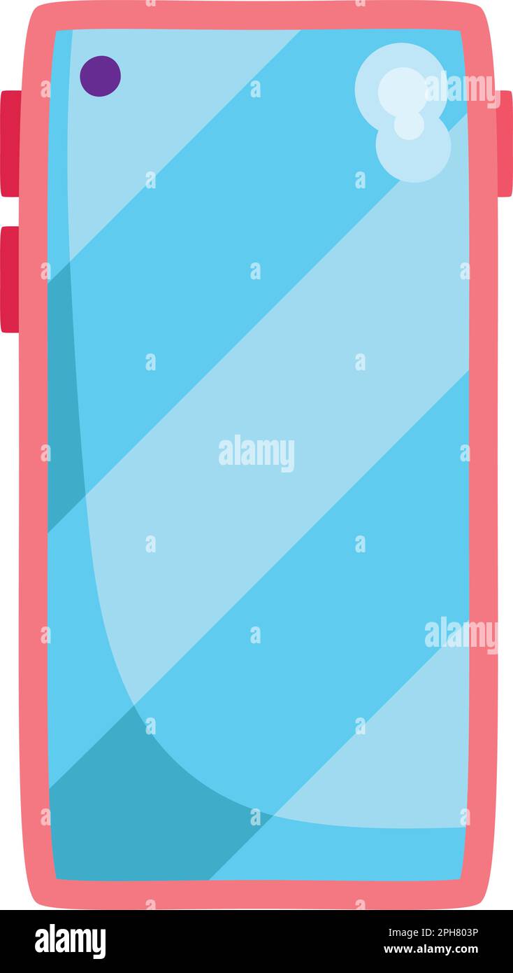 red smartphone device technology icon Stock Vector Image & Art Alamy