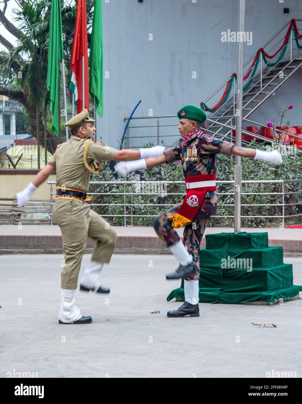 Bangaon, West Bengal, India. 26th Mar, 2023. Different moments of joint