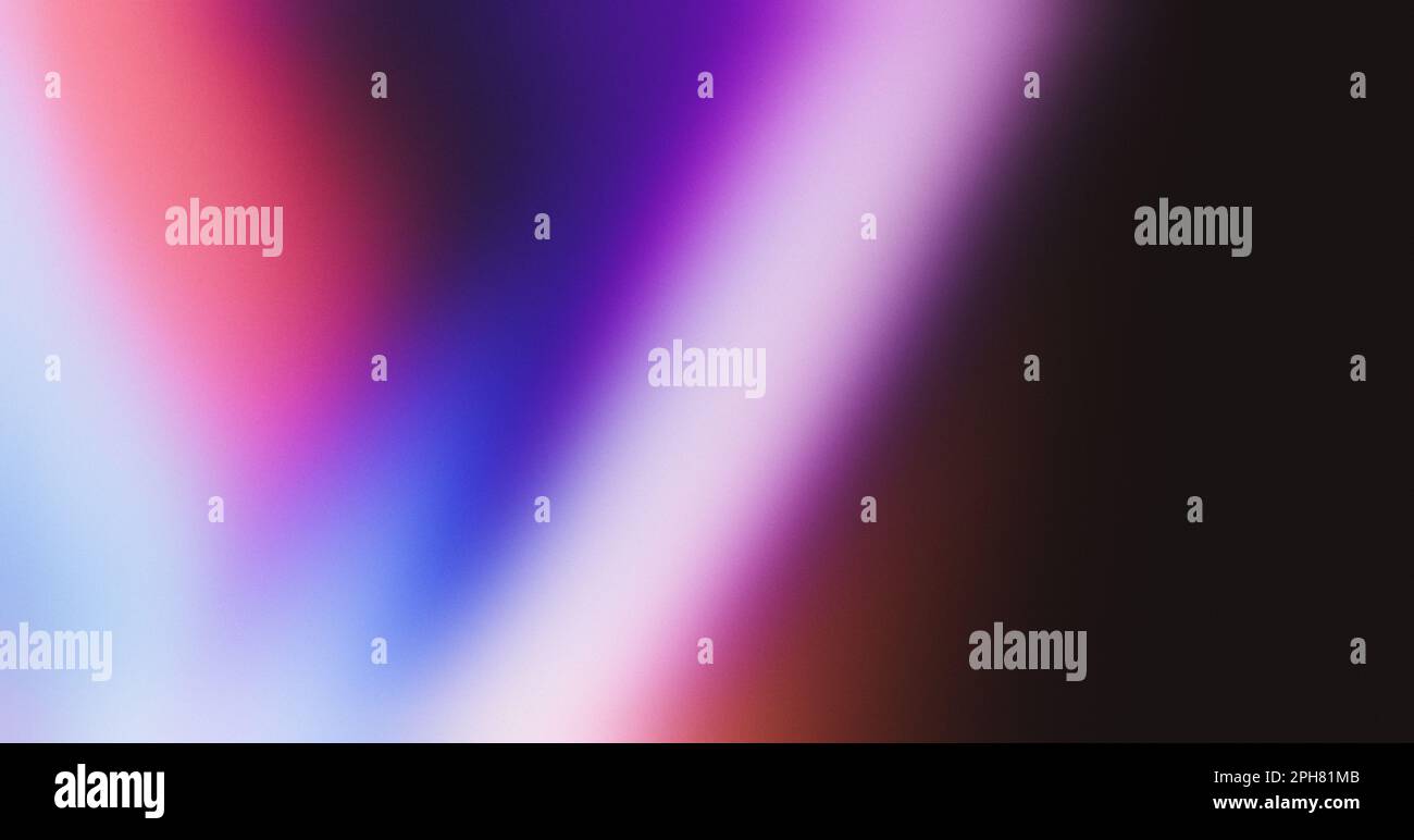 Vibrant color gradient abstract pattern on black background, grainy ...