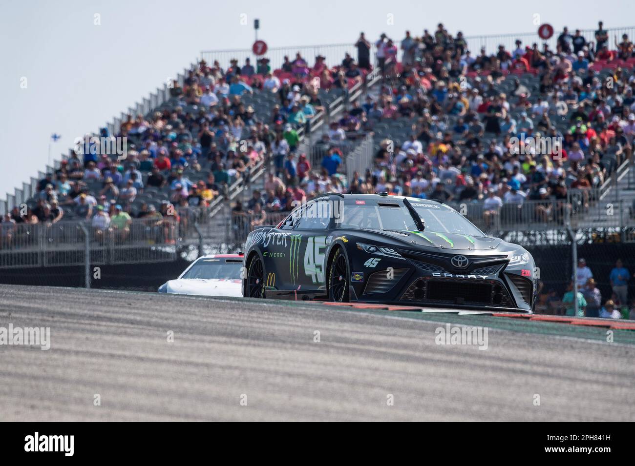 The Americas. 26th Mar, 2023. Tyler Reddick (45) NASCAR Cup Series driver with 23XI Racing, in action at the EchoPark Automotive Grand Prix, Circuit of The Americas