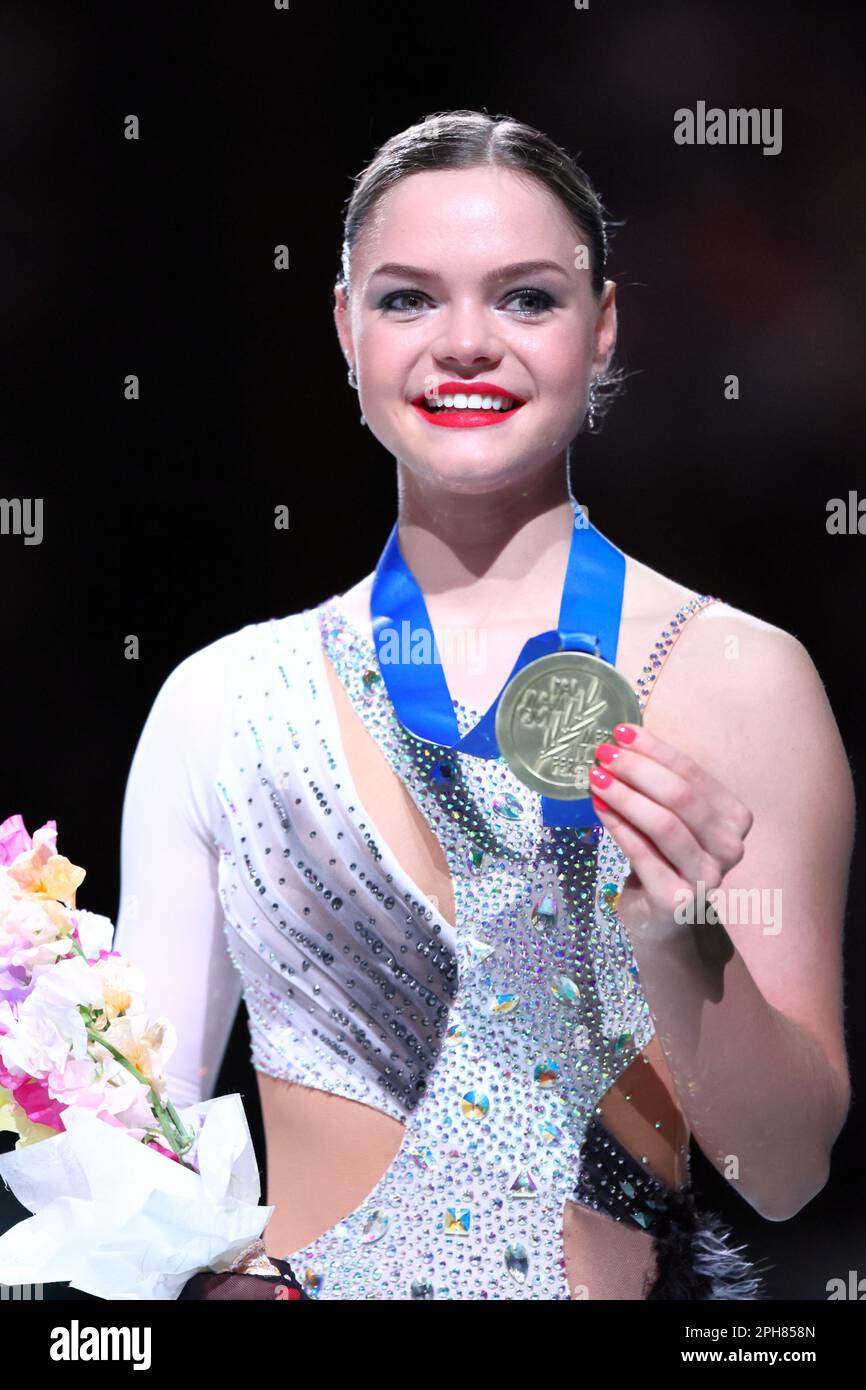 Saitama, Japan. 24th Mar, 2023. Loena Hendrickx (BEL) Figure Skating ISU World Figure Skating