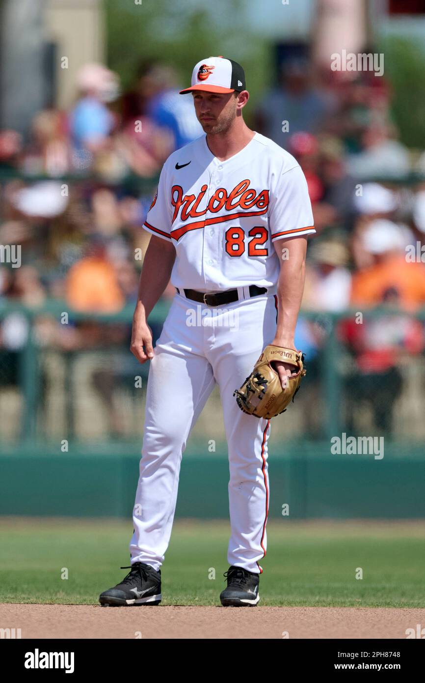 Baltimore Orioles third baseman Jordan Westburg (82) during a spring