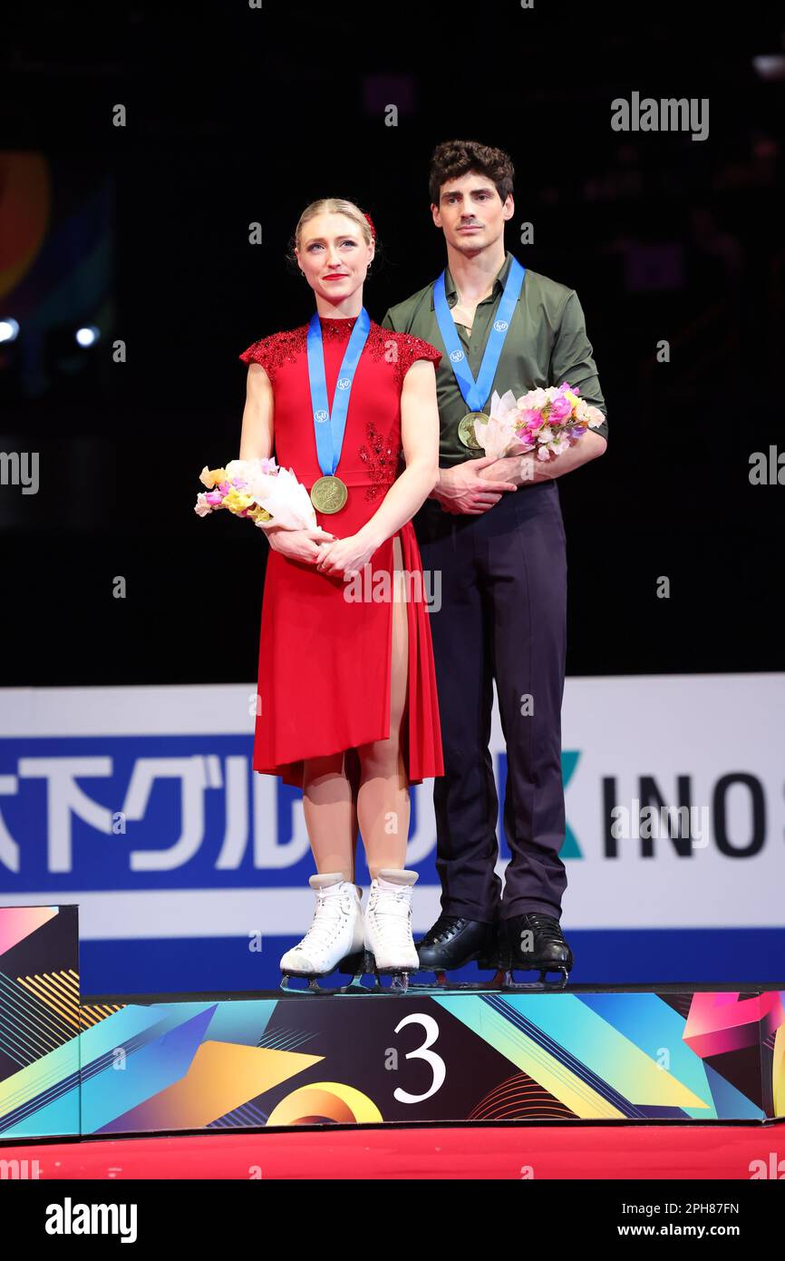 Saitama, Japan. 25th Mar, 2023. Piper Gilles & Paul Poirier (CAN) Figure Skating ISU World