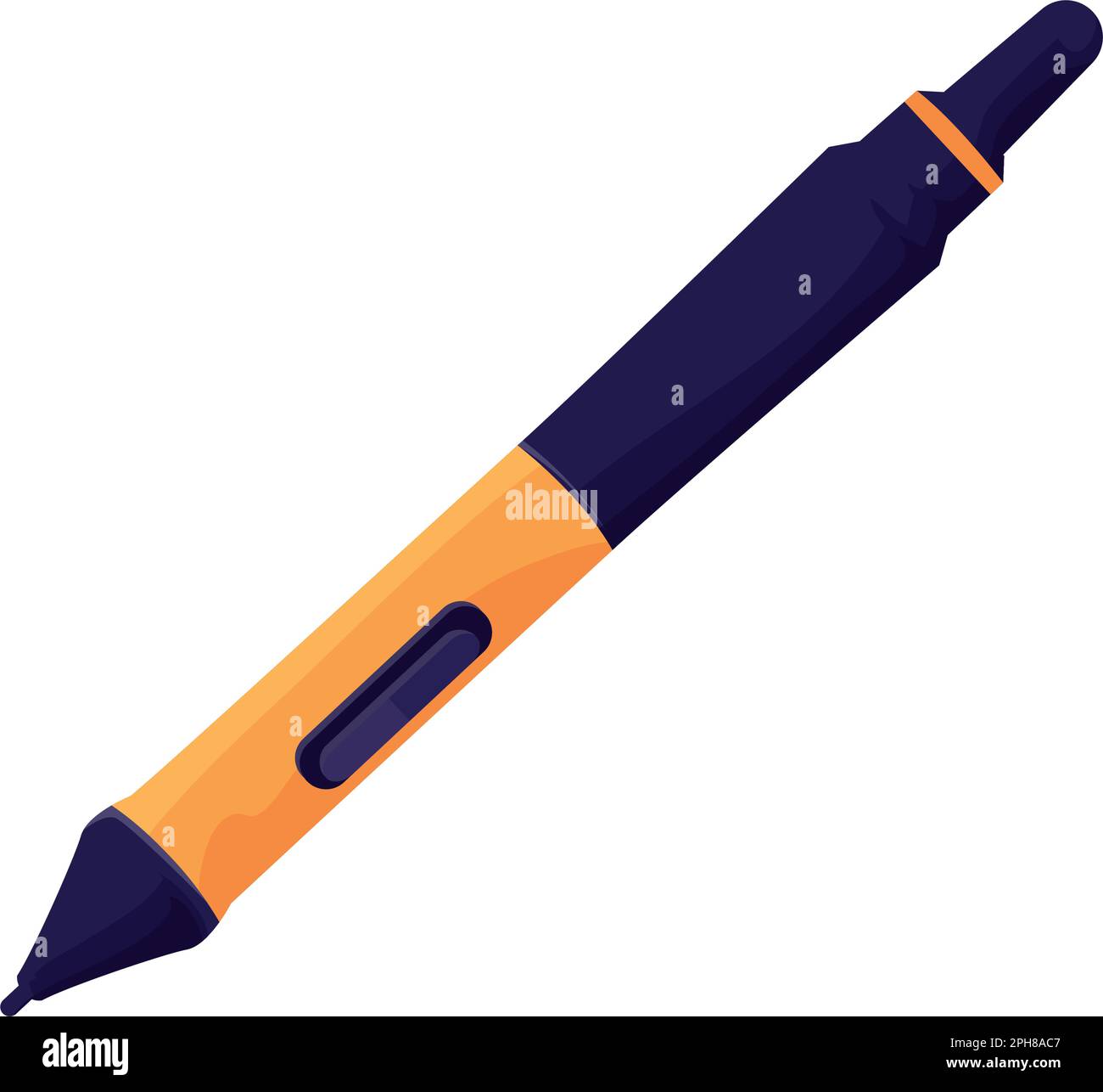 purple pen illustration Stock Vector Image & Art - Alamy