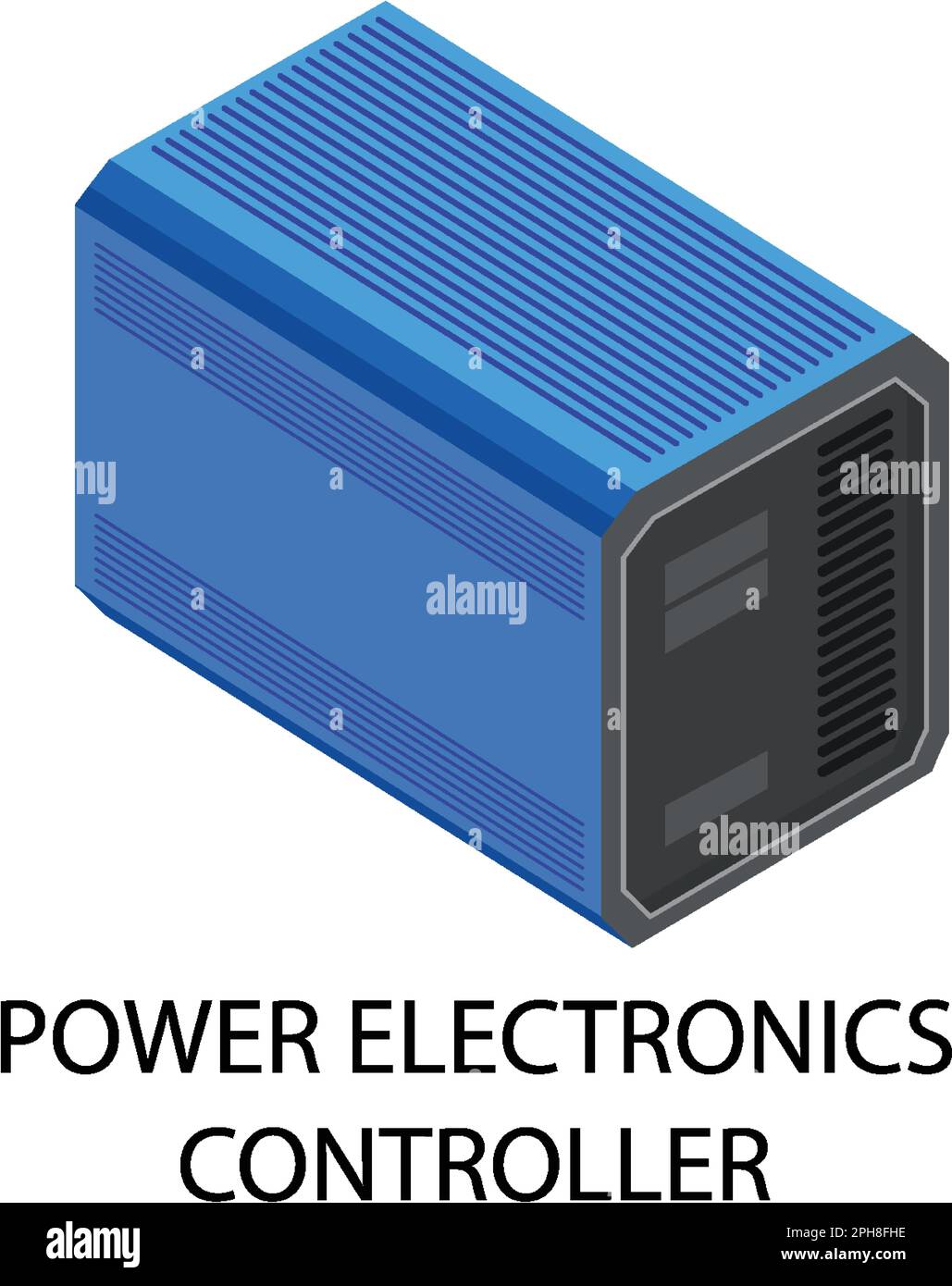 Power Electronics Controller Vector illustration Stock Vector Image