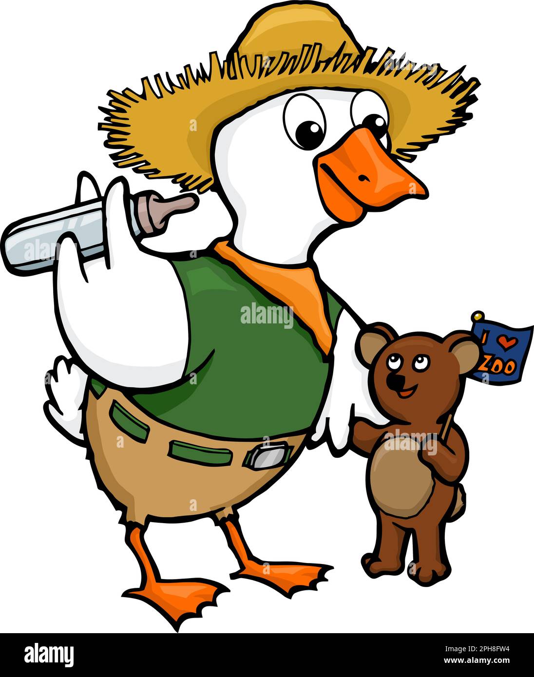 Cartoon Duck Zookeeper Feeding A Baby Bear Stock Vector Image Art Alamy cartoon-duck-zookeeper-feeding-a-baby-bear-stock-vector-image-art-alamy
