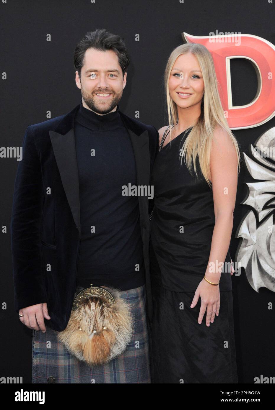 Los Angeles, CA. 26th Mar, 2023. Sammie Russell, Richard Rankin at(04)