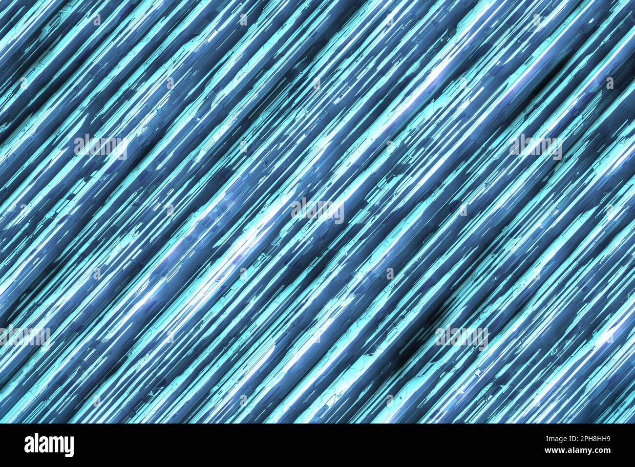 modern glowing raw metal stripes cg backdrop illustration Stock Photo ...