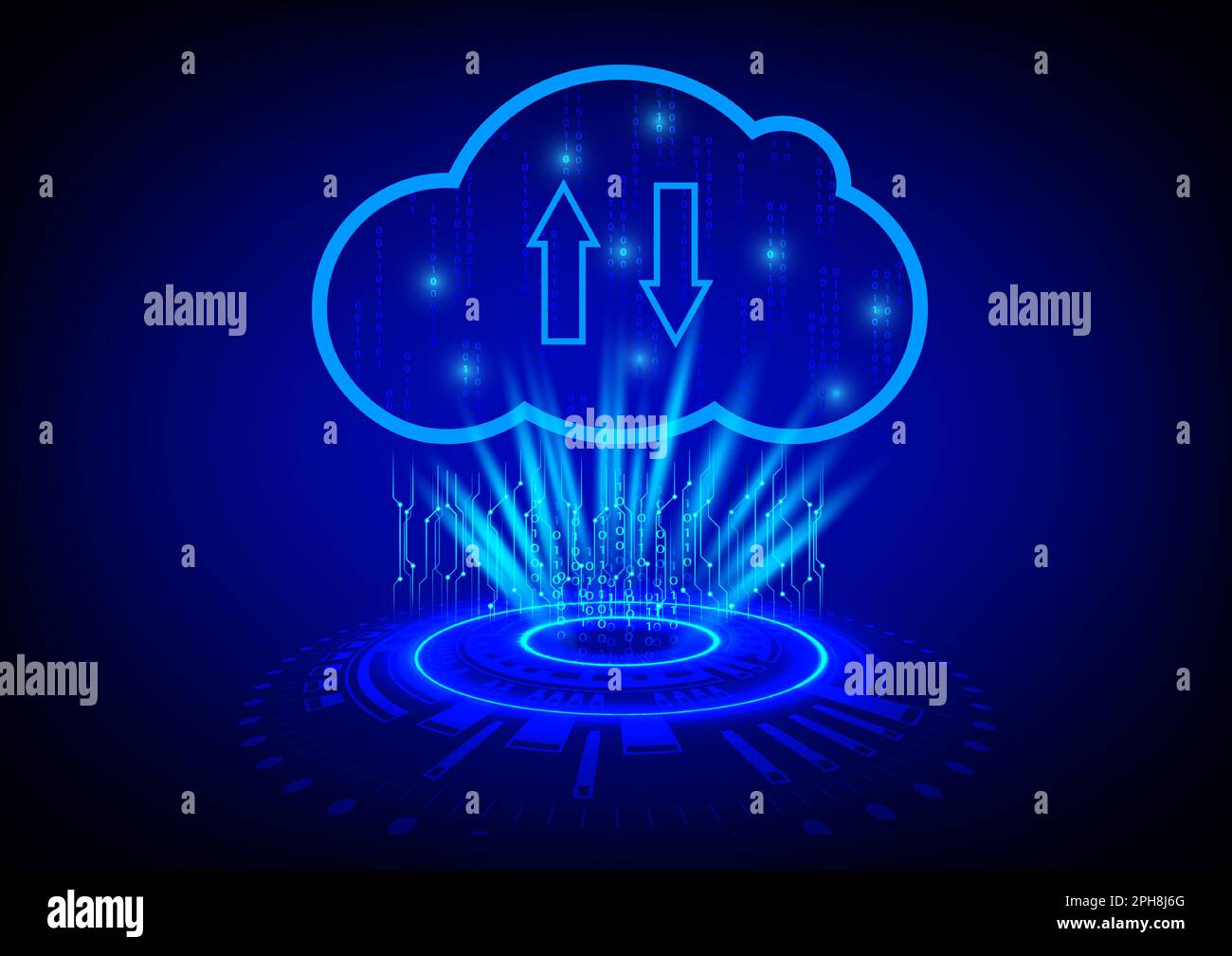 graphics vector Cloud computing concept data transfer cloud symbol for ...
