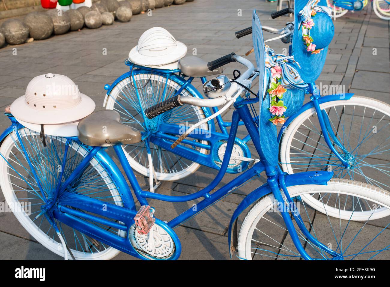 Bicycles in Kota Tua, Jakarta Stock Photo