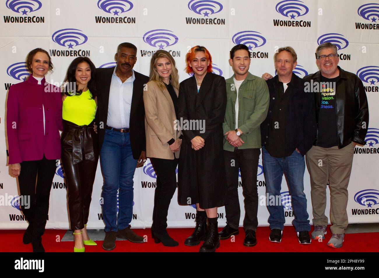Cast and crew of "Quantum Leap" during Day 2 of the 2023 WonderCon