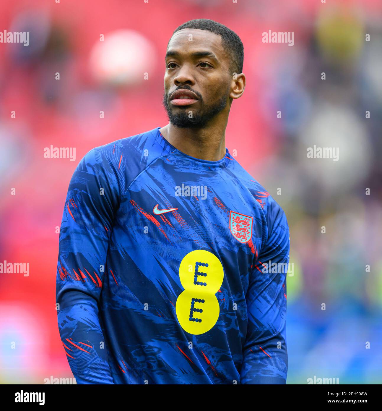 London, UK. 26 Mar 2023 - England v Ukraine - UEFA Euro 2024 Qualifying - Group C - Wembley  England's Ivan Toney during the UEFA Euro 2024 Group C qualifying match at Wembley Stadium, London. Picture : Mark Pain / Alamy Live News Stock Photo