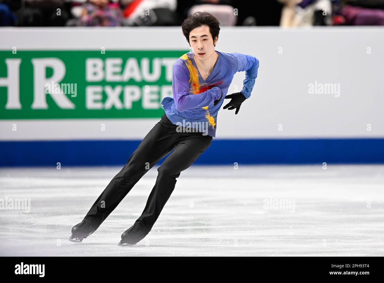 SAITAMA, JAPAN MARCH 25 Jin Boyang of China competes in the Men's