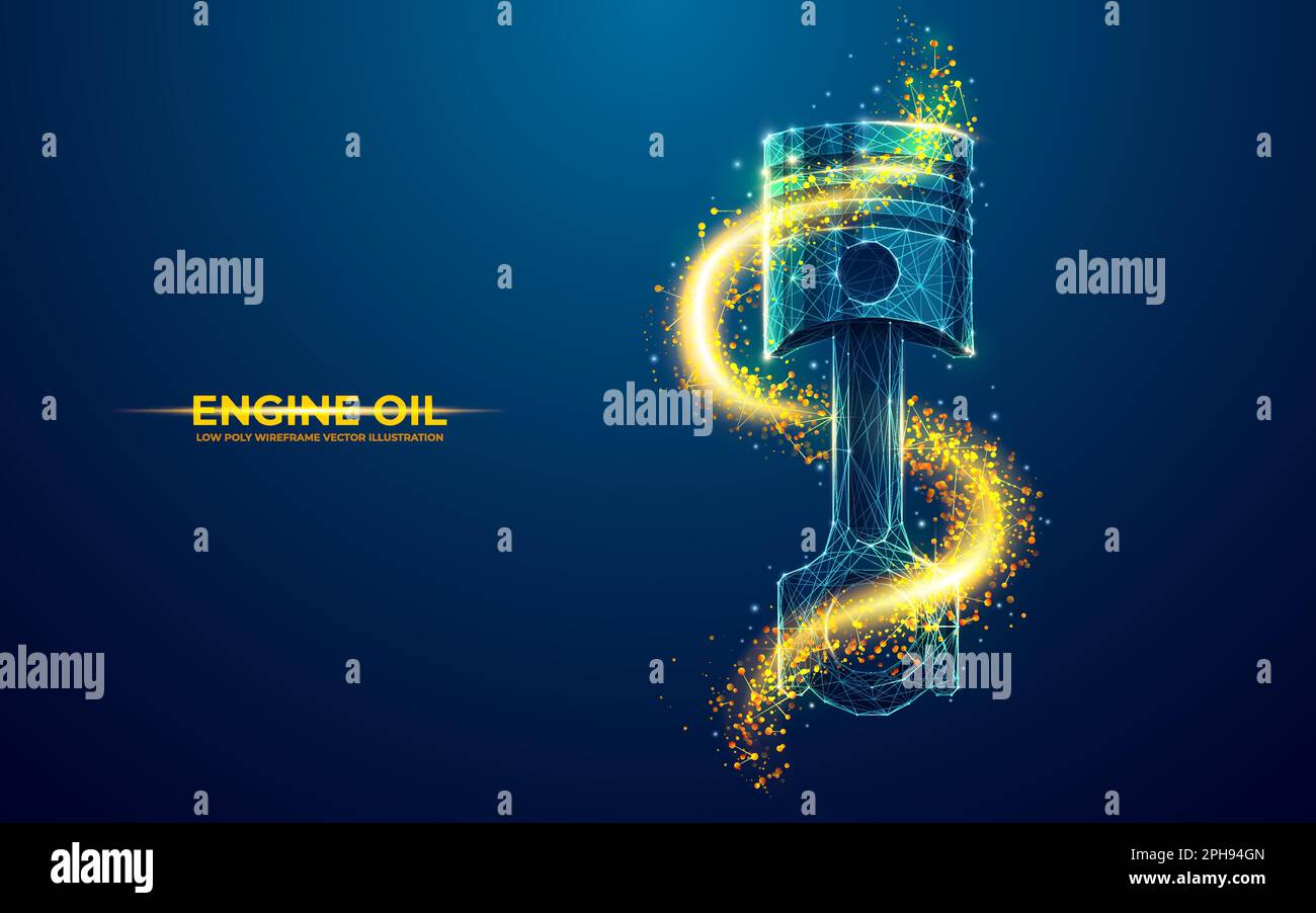 Engine piston in oil Stock Vector Image & Art Alamy