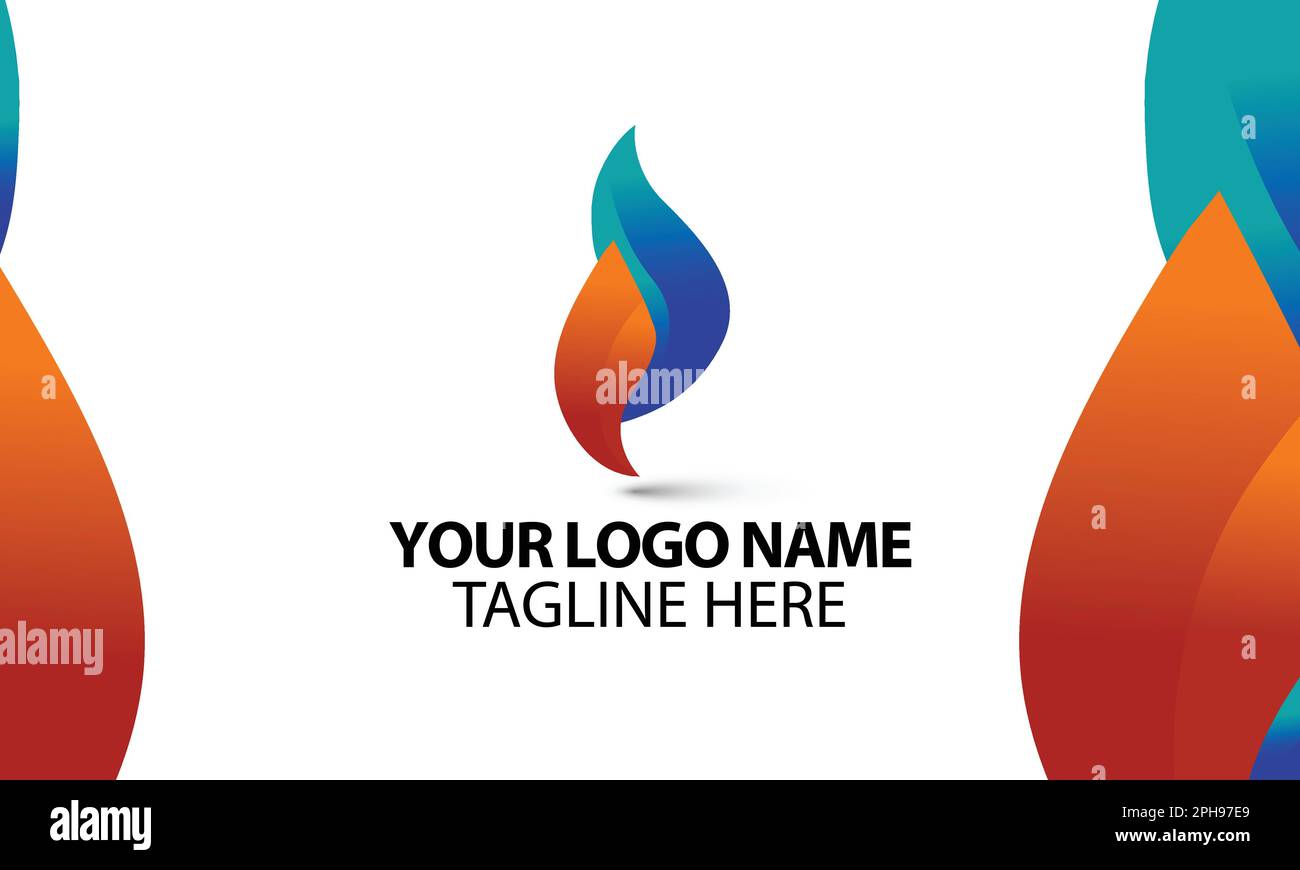 Colorful  Digital Gradient and symbolic Logo Design Template. New Digital agency logo design. Stock Vector