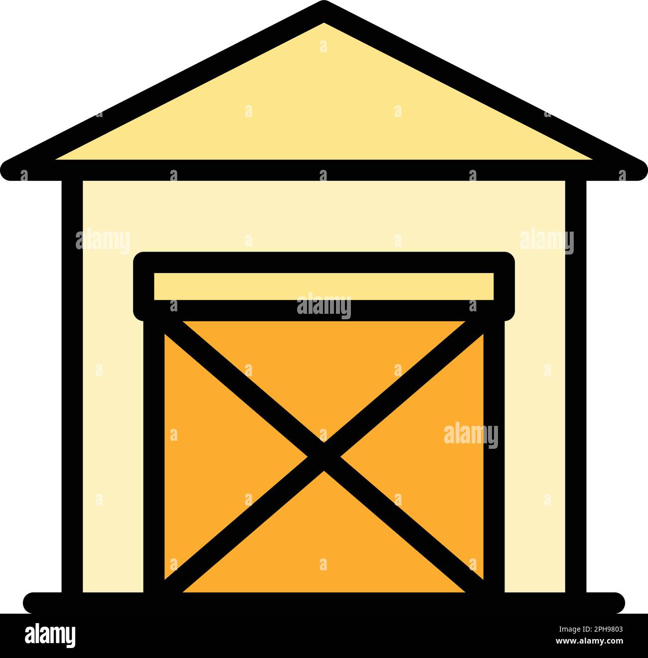 Ranch bar icon. Outline Ranch bar vector icon for web design isolated ...