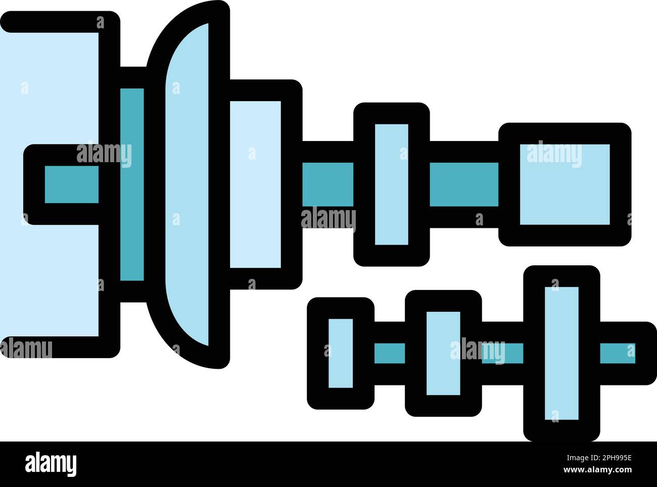 Clutch tool icon. Outline Clutch tool vector icon for web design