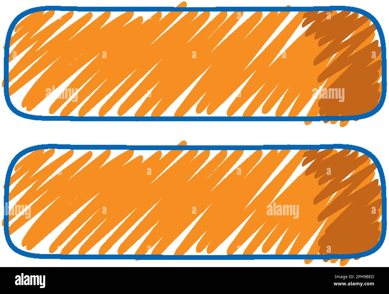 Math equal sign symbol in pencil colour sketch simple style