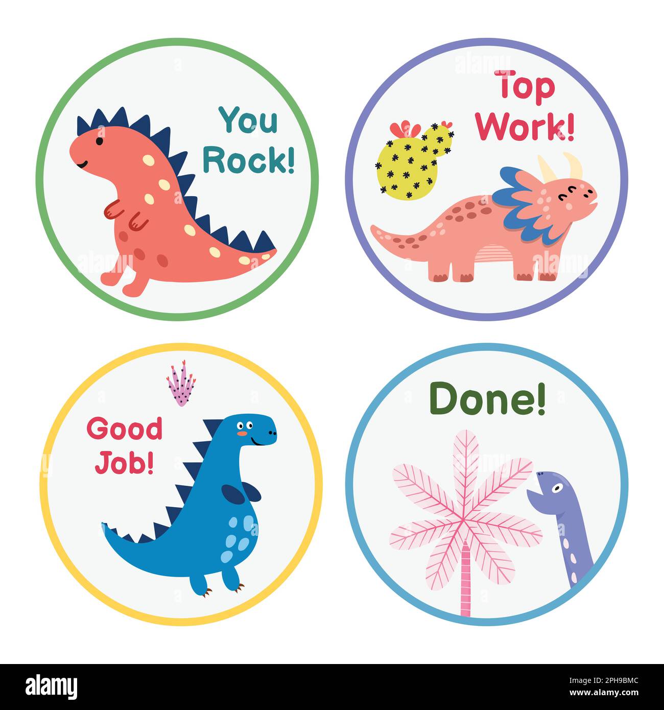 https://c8.alamy.com/comp/2PH9BMC/reward-stickers-collection-with-cute-dinosaurs-teachers-award-badges-with-funny-dinos-2PH9BMC.jpg