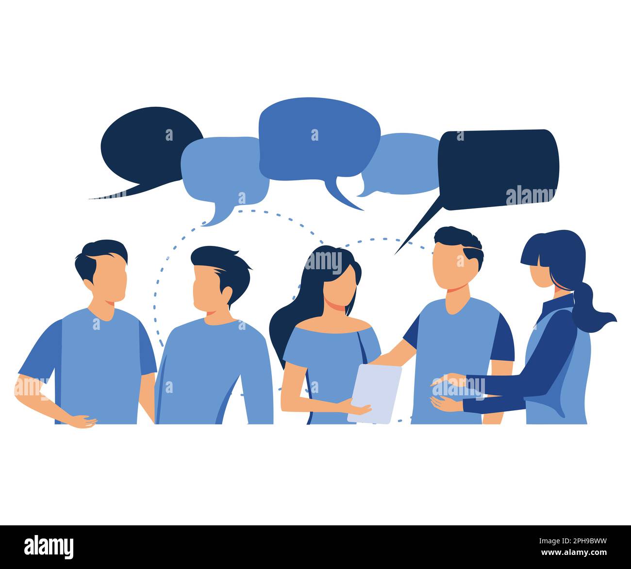 Dialogue marketing Cut Out Stock Images & Pictures Alamy
