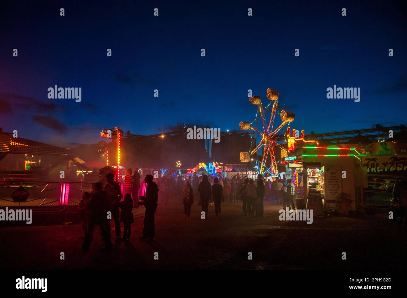 Slater's Funfair in Tweedmouth, Northumberland, England, UK Stock Photo ...