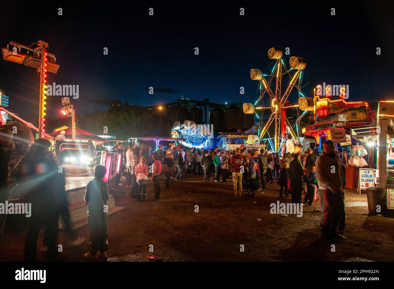 Slater's Funfair in Tweedmouth, Northumberland, England, UK Stock Photo ...