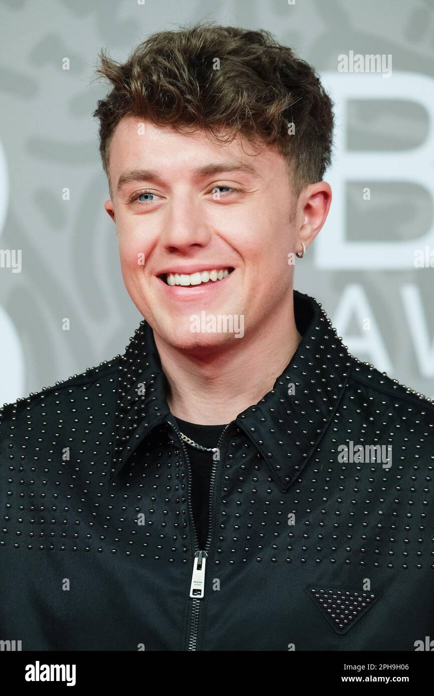 Roman Kemp photographed attending The BRITS Red Carpet Arrivals at The ...