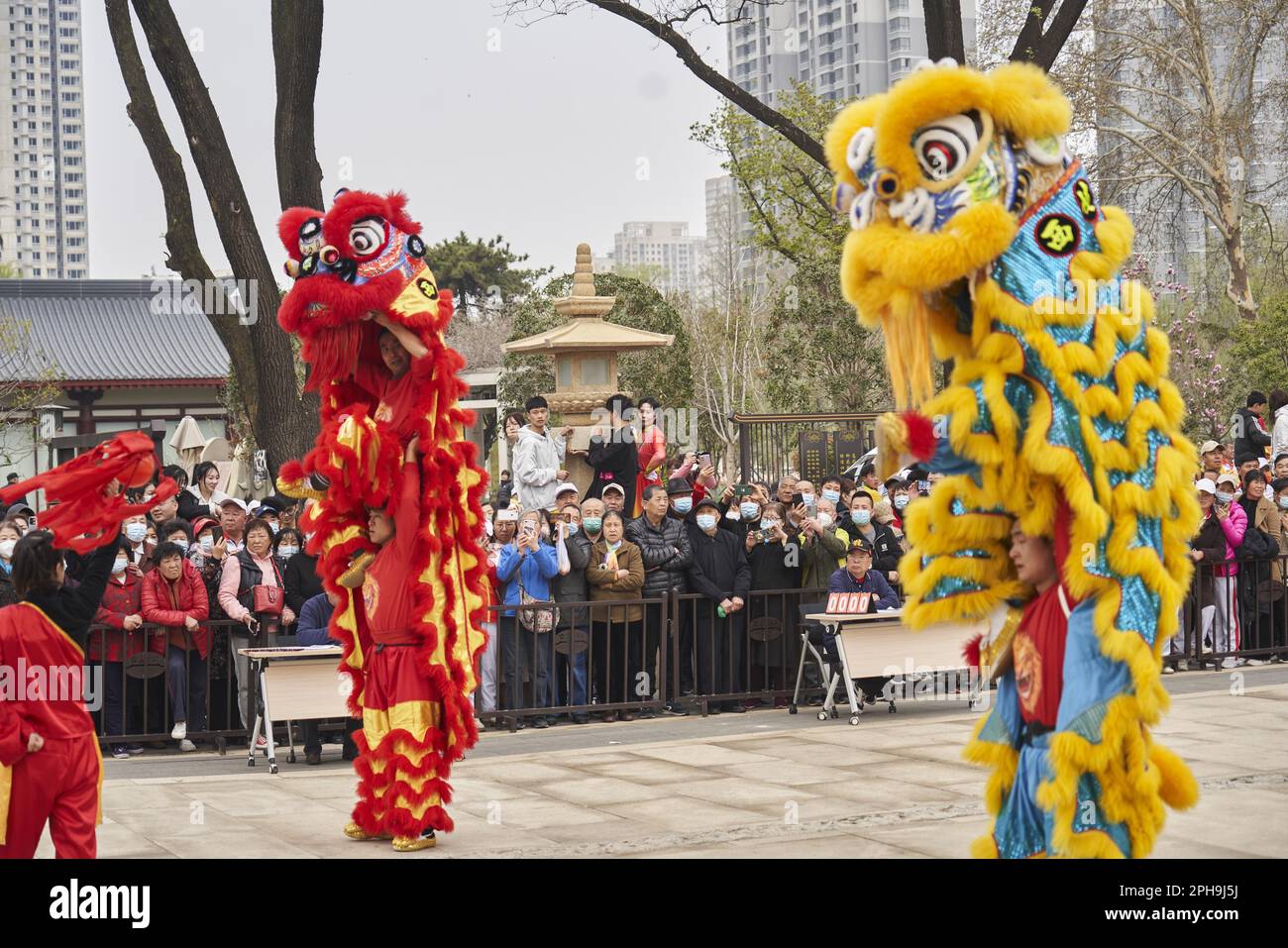 The First Dragon and Lion Dance Invitational Competition and Fitness
