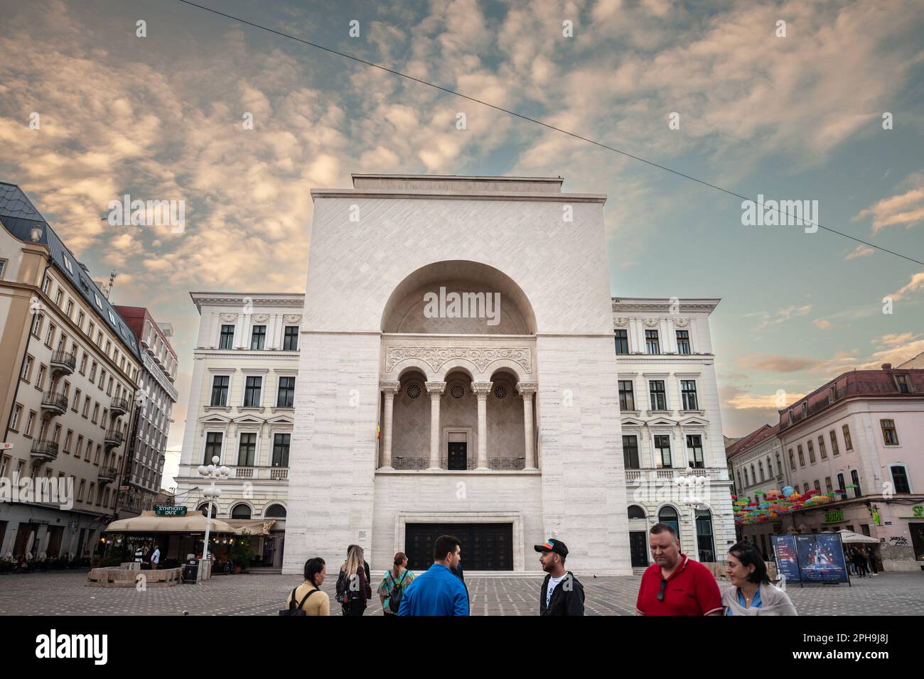 Picture of the timisoara palace of culture in Timisoara, Romania. The
