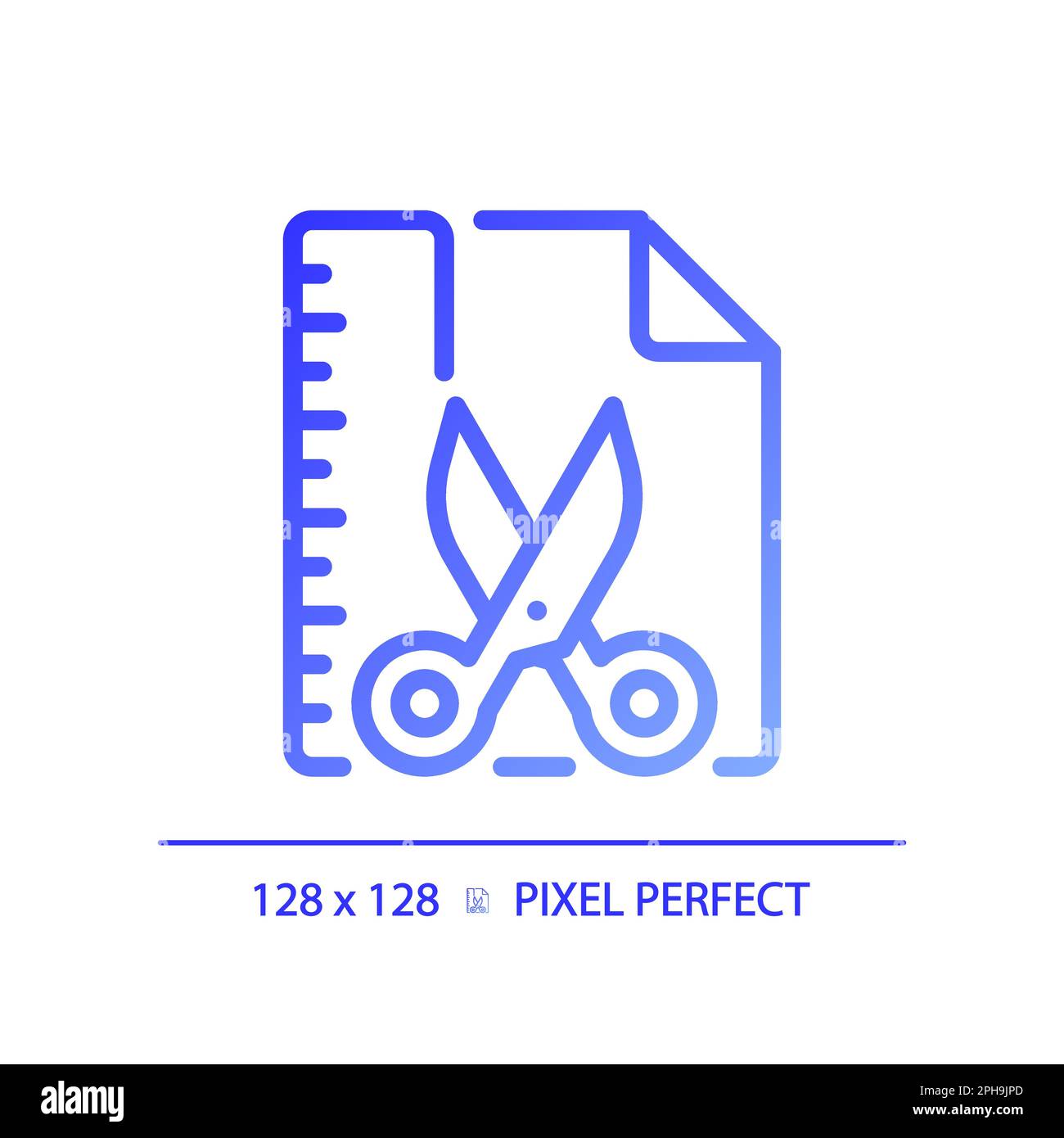 DIY STEM pixel perfect gradient linear vector icon Stock Vector