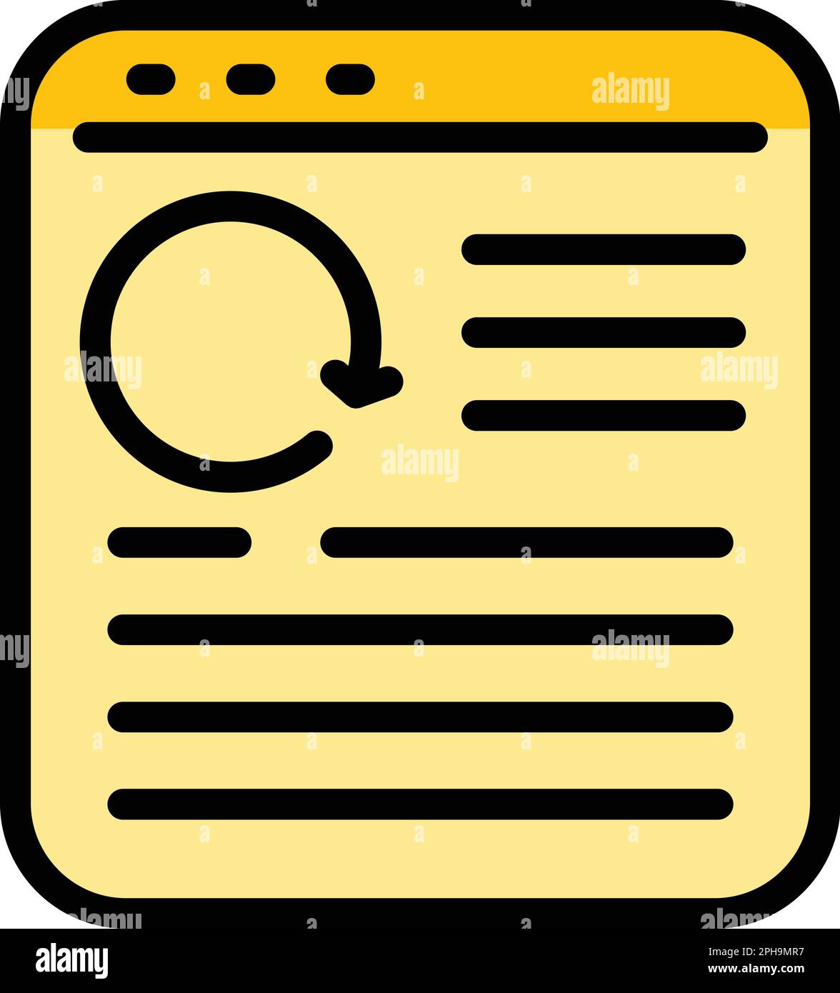 Online return product icon. Outline Online return product vector icon ...