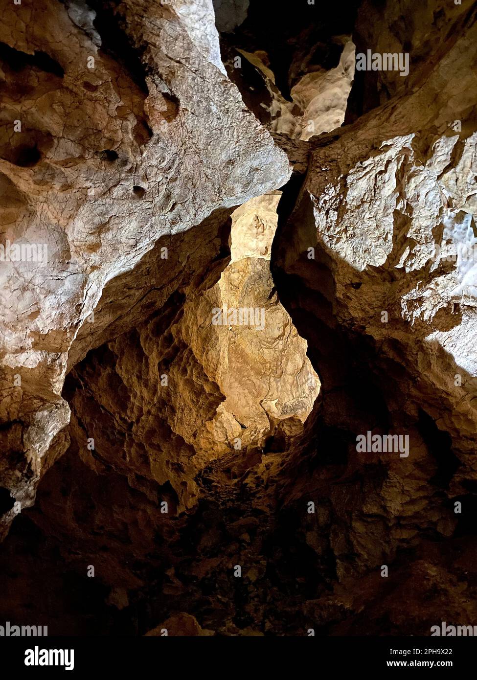 New Athos Cave, Abkhazia. The huge old cave is one of the main