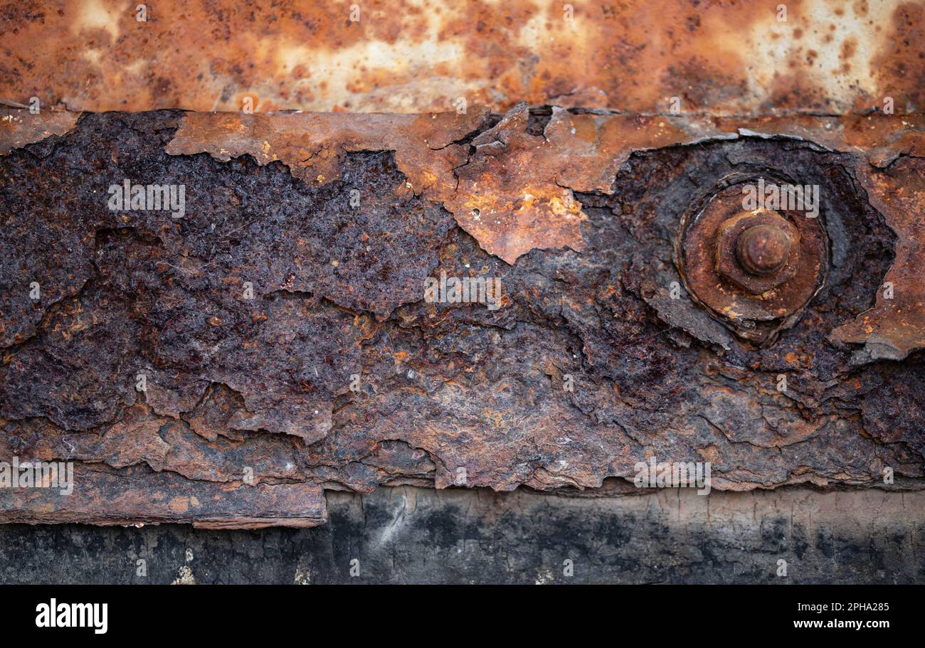 Rusty metal texture Stock Photo
