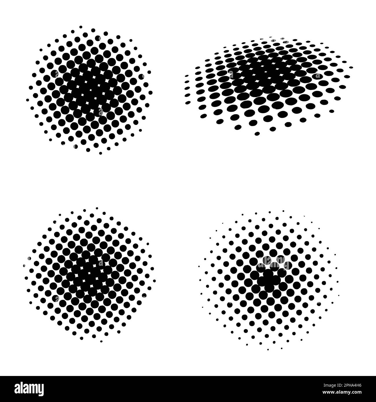 Halftone dots. Halftone effect. Halftone pattern. Vector halftone dots. Stock Vector