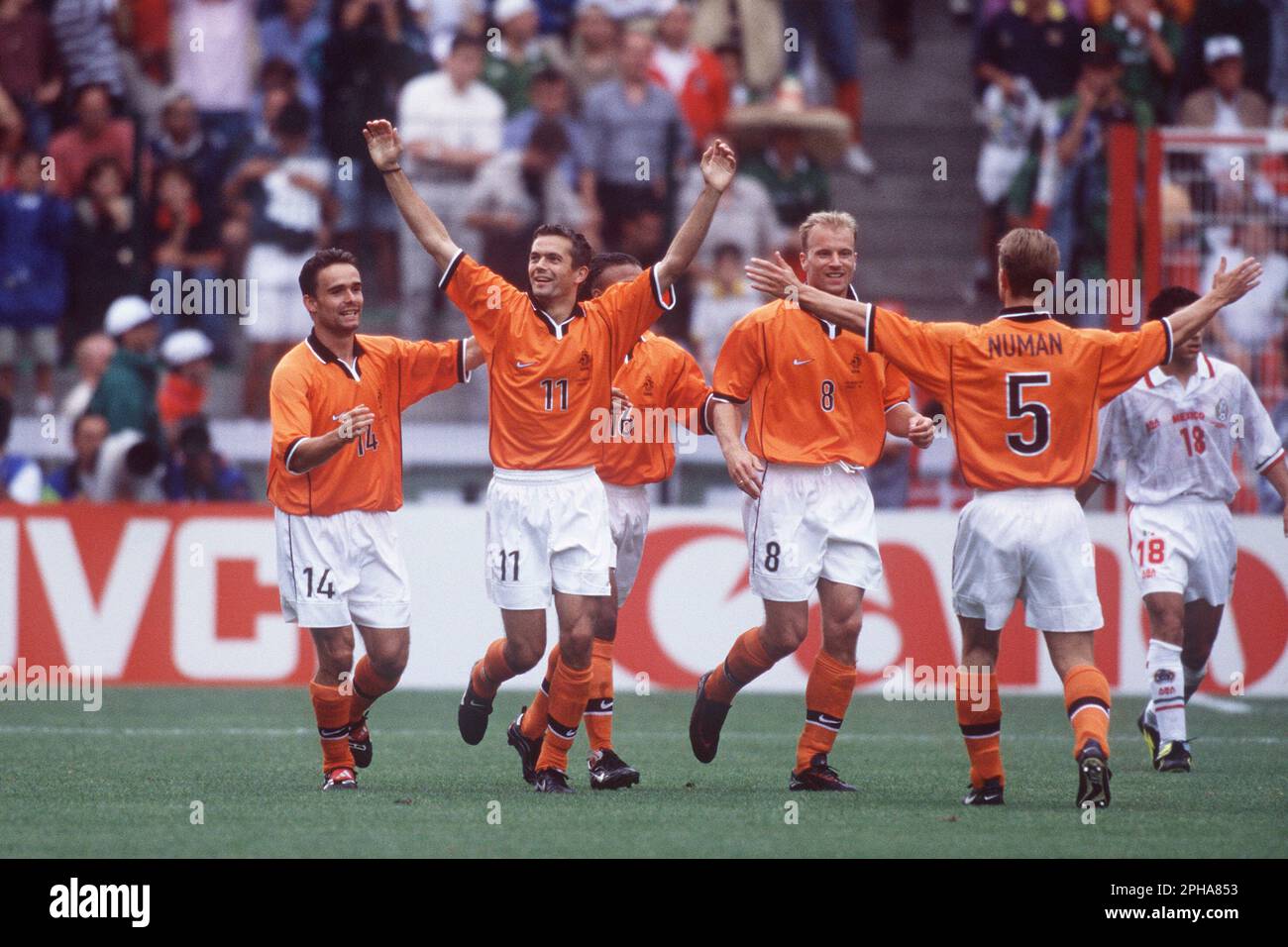 Ticket Match Pays-Bas Vs Belgique - St Denis - Coupe Du Monde France 98 - Original