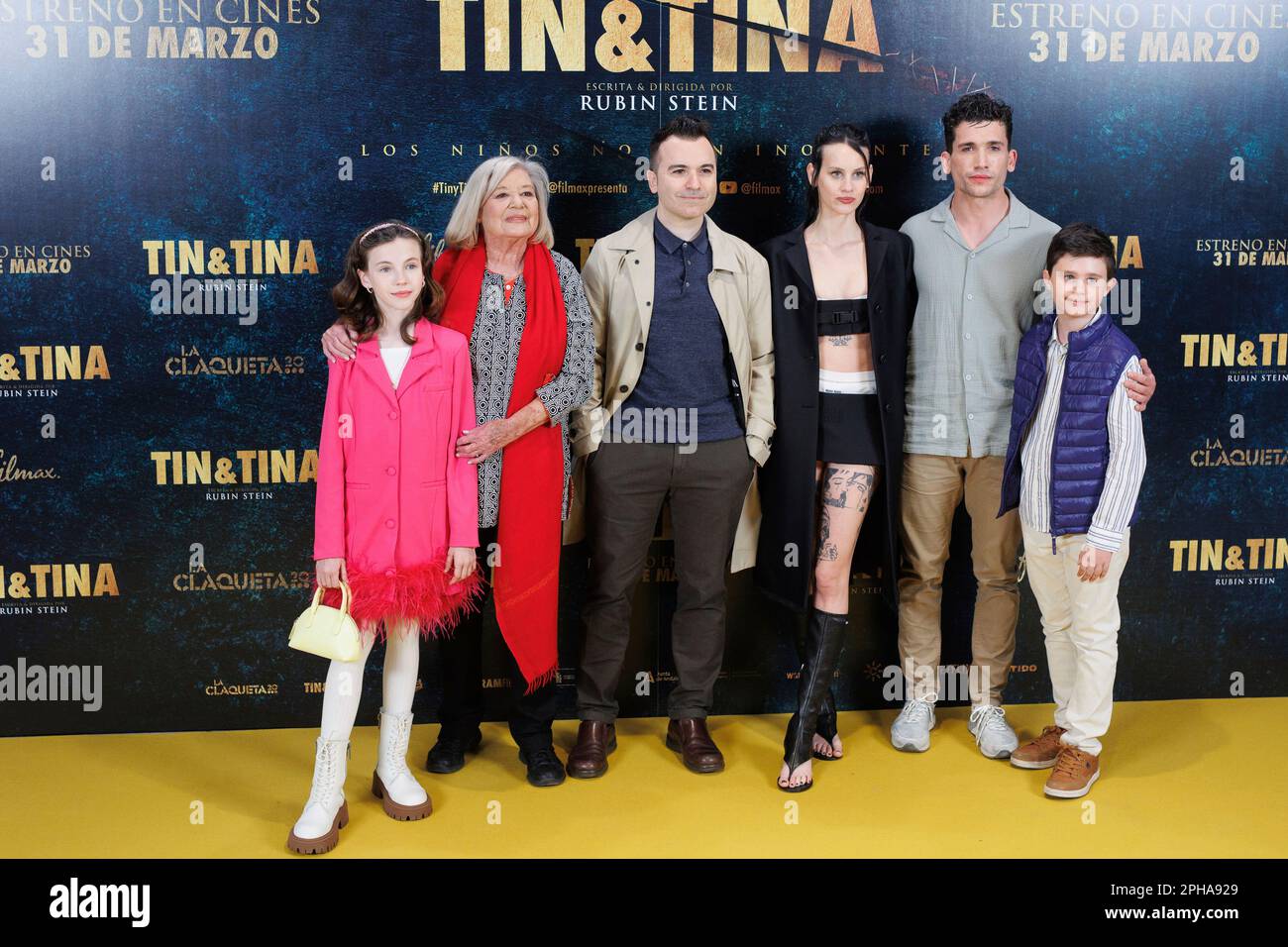 (LR) Actresses Anastasia Russo and Teresa Rabal, film director Rubin