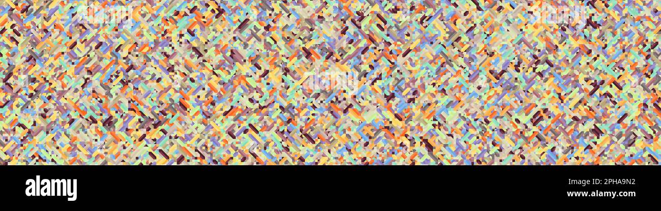 Color Diamonds illusion background generative pattern illustration Stock Vector